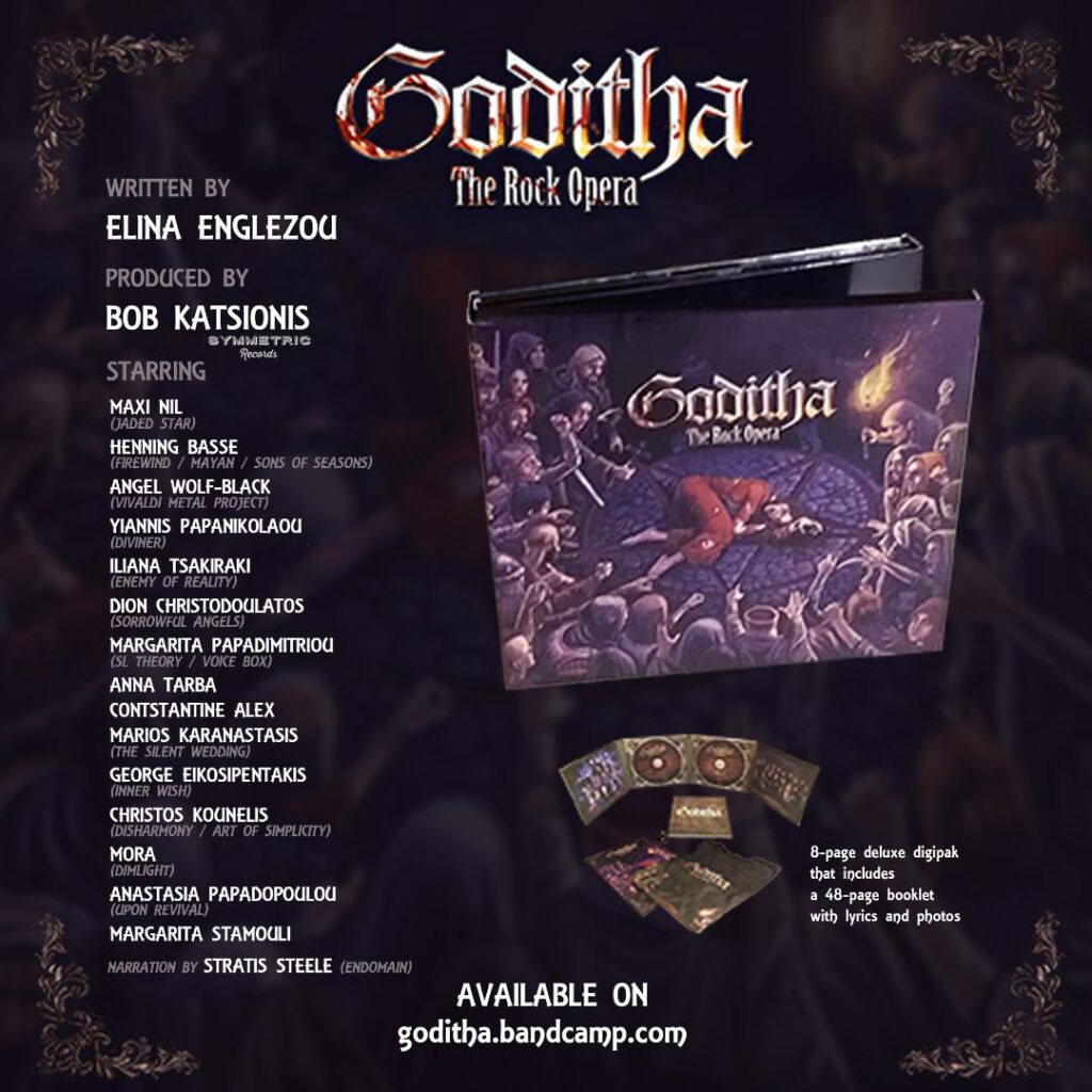 Elina Englezou – “GODITHA-THE ROCK OPERA” - PETE'S ROCK NEWS AND VIEWS.COM