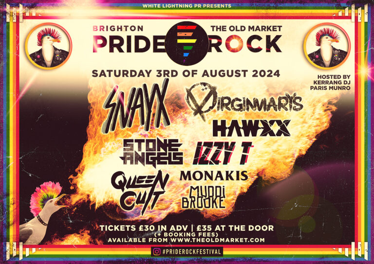 PRIDE ROCK FESTIVAL 2024  BRIGHTON  AUGUST 3
