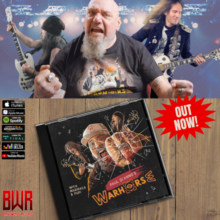 Self-Titled Debut Album from Paul Di’Anno’s Warhorse Is Out Now!