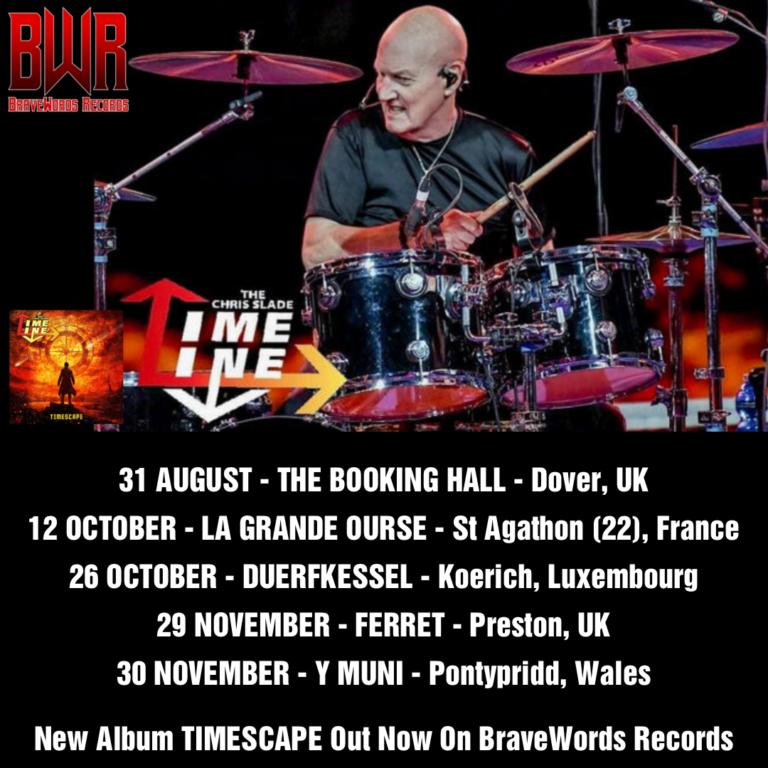 THE CHRIS SLADE TIMELINE ON TOUR