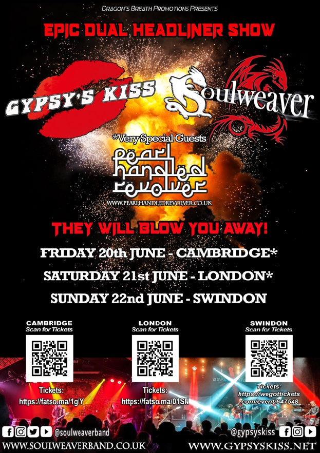 GYPSY’S KISS/SOULWEAVER EPIC DUAL HEADLINE SHOW
